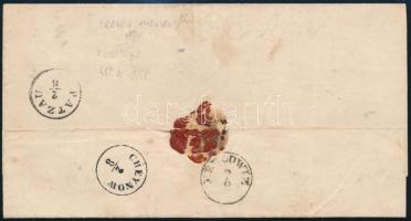 1864 5kr levélen / on cover "CZECHTITZ"
