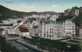 Karlovy Vary with Hotel Imperial and Café Goldener Schild