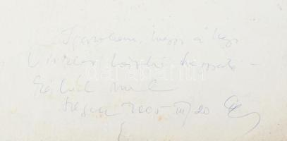 Vinkler László (1912-1980): Kisgyerek a kertben. Akvarell, papír, jelzés nélkül, hátoldalán hagyaték...