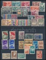 Főleg légiposta tétel az egész világból, kevés egyéb jobbakkal 17 stecklapon / Mainly airmail lot fr...