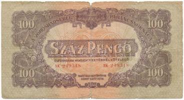 1944. 100P "A Vöröshadsereg Parancsnoksága", "XK 249318" T:VG Adamo P47