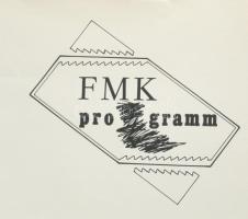 Bernáthy Sándor (1949-2012): Jazz, rock, beat az FMK-ban, 1980, plakát, papír, jelzett a plakáton, l...