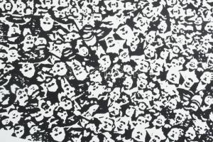 Swierkiewicz Róbert (1942-2019): Xertox csoport, kiállítási plakát, 1982, papír, jelzés nélkül, laps...