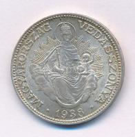 1938. 2P Ag "Madonna" kapszulában T:XF patina Adamo P7