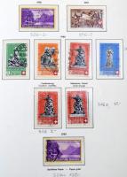 Svájc 1845-1960 tartalmas pecsételt gyűjtemény sok jó értékkel, teljes sorokkal Leuchtturm előnyomot...