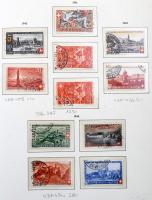 Svájc 1845-1960 tartalmas pecsételt gyűjtemény sok jó értékkel, teljes sorokkal Leuchtturm előnyomot...