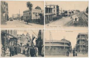Suez - 9 pre-1945 town-view postcards