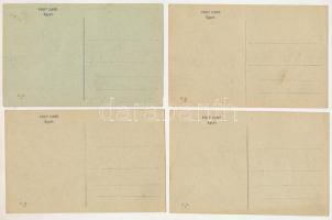 Suez - 9 pre-1945 town-view postcards