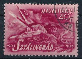 1953 Sztálingrád 40f számvízjellel