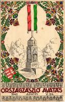 Apatin, Országzászló avatás 1942. V. 24. Szavadill J. nyomása / inauguration of the Hungarian flag, ...