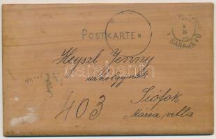 1902 Sarajevo, Staro Sarajevo - thick wooden postcard