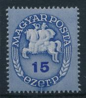 1946 Köztársasági emlék 15 ezer P festékelkenődéssel