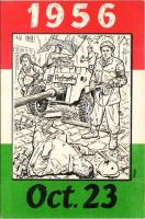 1956-os forradalom és szabadságharc, amerikai kiadású lap / "Remember! Don't give up! Figh...