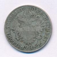 1834B 20kr Ag "I. Ferenc" (6,63g) T:VF patina Hungary 1834B 20 Kreuzer Ag "Franz I" (6,63g) C:VF patina Unger III.: 1381.a, Huszár: 1982., Adamo C35