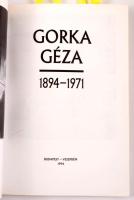 Géza Gorka. 1894-1971. Szerk.: Csenkey Éva, Szabó Lilla. Bp.-Veszprém, 1994, Iparművészeti Múzeum - ...