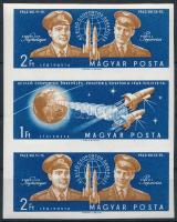 1962 Az első csoportos űrrepülés vágott hármascsík (ráncok / creases)
