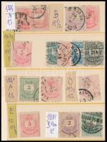 1874 5 db Színesszámú Krajcáros + 1881 10 db Színesszámú Krajcáros (15.220)