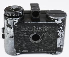cca 1936-1940 Sida 25x25 mm miniatűr fényképezőgép, "kémkamera", 1:8/35 mm objektívvel, fé...