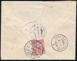 1911 Ajánlott levél Svájcba