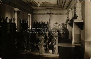 Pécs, Miasszonyunkról nevezett női kanonokrend, oratórium, belső. Kirschweng felvétele (tűnyomok / pinmarks)