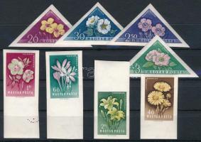 1958 Virág (III.) vágott sor (ráncok / creases)