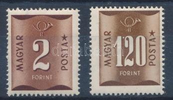 1951 Barnaportó 2Ft és 1,20Ft számvízjellel (ráncok / creases)