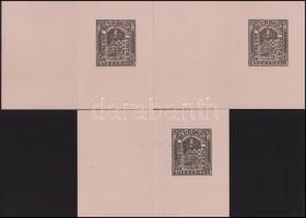 1998 3 klf emléklap az 1848-49. évi forradalom 150. évfordulójára, ritka!