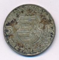 1947. 5Ft Ag "Kossuth" T:VF,F patina Adamo F8.1