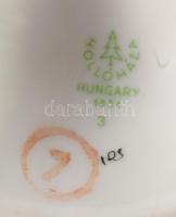 Hollóházi "art deco" kakas figura (terv: Török János). Kézzel festett, jelzett, kopással, ...