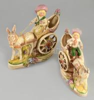 Lippelsdorf hintó pár, jelzett, hibátlan, m: 16-19cm