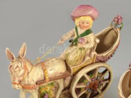 Lippelsdorf hintó pár, jelzett, hibátlan, m: 16-19cm