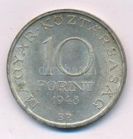 1948. 10Ft Ag "Széchenyi" T:AU,XF patina Adamo EM2