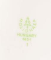 10 darab magyar váza, kiöntő, kúrapohár, közte Kalocsai, m: 17 cm alatt