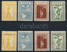 1948 + 1956 1-1 db Olimpia sor Mi 458-461 + Mi 547-550
