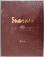 William Shakespeare összes művei. Ford.: Arany János, Petőfi Sándor, Vörösmarty Mihály, Weöres Sándor et al. Bp., 2005, Helikon, 1140+[4] p. Kiadói műbőr-kötés, aranyozott lapélekkel, átlátszó műanyag védőborítóban.