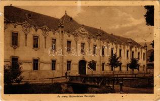 1912 Rozsnyó, Roznava; Evangélikus főgimnázium. Falvi Jenő kiadása / Lutheran grammar school (szakadások / tears)
