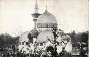 Budapest XIV. Állatkert, elefántok háza (tervezte dr. Neuschloss Kornél). Székesfővárosi állatkerti sorozat 3. sz.