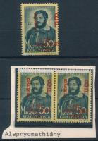 1945 Béke 8P pár alapnyomat hiánnyal