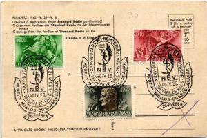 Budapest XIV. Standard Villamossági R.T. pavilonja az 1940. évi Budapesti Nemzetközi Vásáron. Standa...