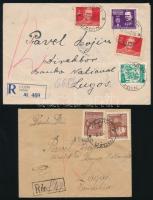 Jugoszlávia, Szerbia 7 db küldemény, közte használatlanok is