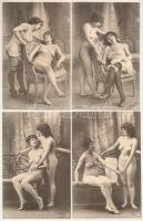 11 db RÉGI erotikus meztelen hölgy képeslap / 11 pre-1945 erotic nude women postcards (Lagache Imp.-édit. Série 6)