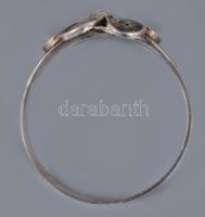 Ezüst (ag) gyűrű, jelzés nélkül, m: 61, 2,2g