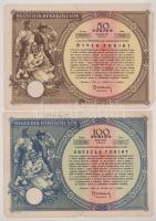 1951. Budapest "Második Békekölcsön" 200Ft-ról + 1953. Budapest "Negyedik Békekölcsön...