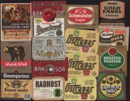 16 db sörös címke, majdnem mind klf.