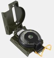 Összecsukható fém iránytű, újszerű, eredeti dobozában