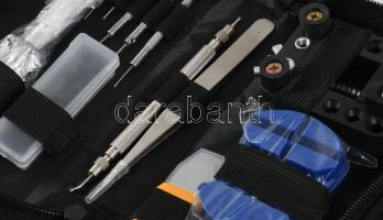 Sokdarabos órás készlet, tartójában, újszerű