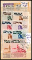 Olasz érdekeltségek, Tripoli, Szomália, Fiume, Albánia 21 db bélyeg, kis kétoldalas berakólapon