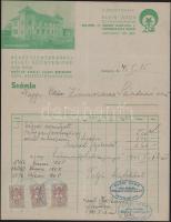 1941 Bp., Klein Ödön Békésszentandrási Keleti Szőnygipar fejléces számla
