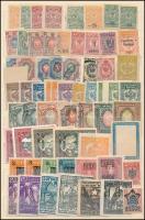 Orosz, ukrán, szovjet stb. bélyegek jobbakkal, de nem katalógus sorrendben 3 közepes berakólapon, kö...