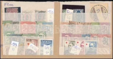 Finnország kis tétel, közte klasszikus bélyegek / Finland small lot, including classic stamps